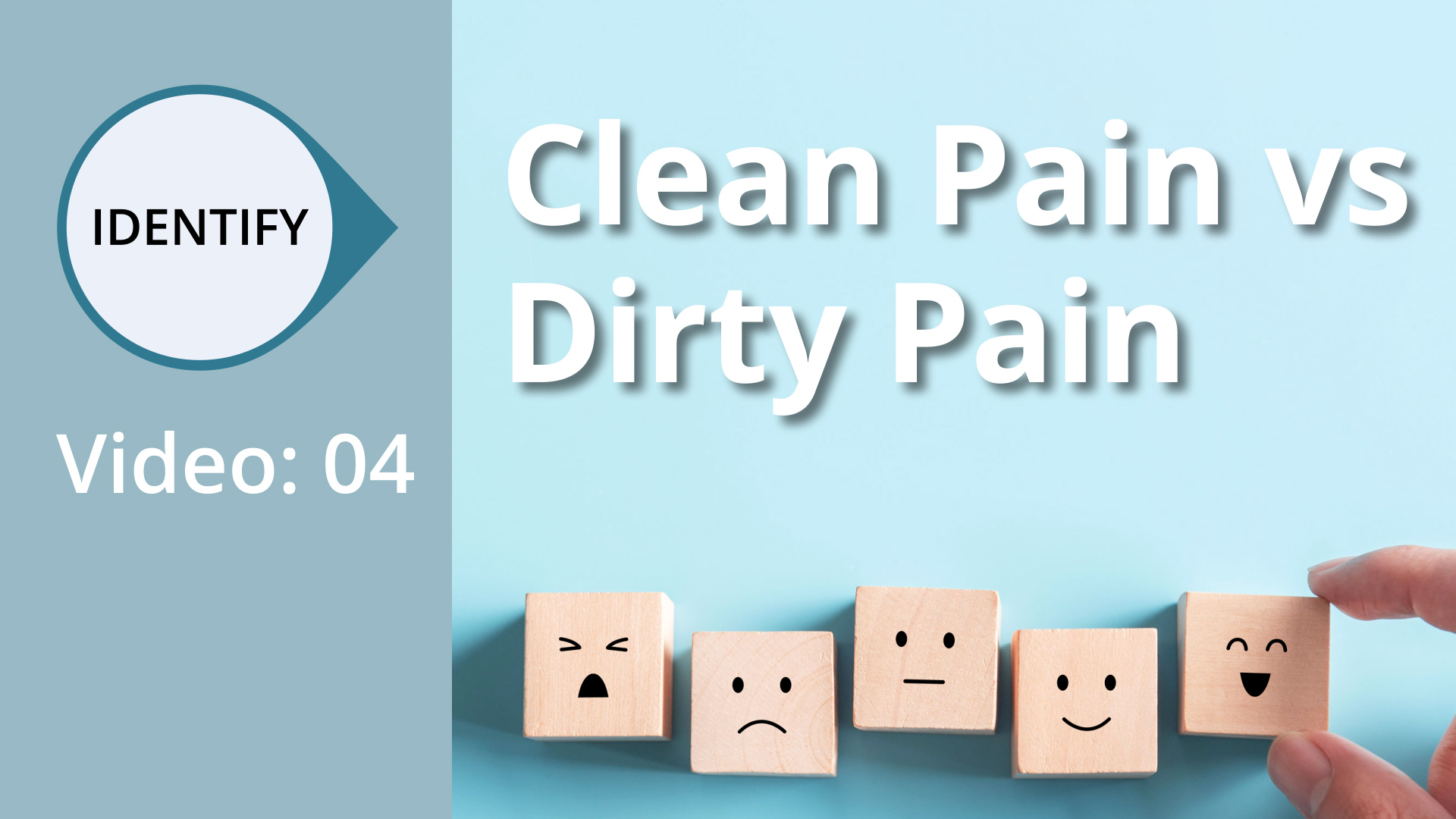 Clean pain vs. dirty Pain therapy in a nutshell